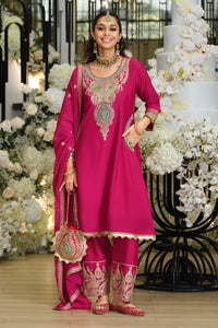 Areesa Rouge Full Work Heavy Suit Set