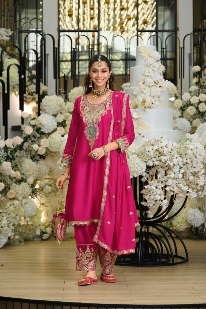 Areesa Rouge Full Work Heavy Suit Set