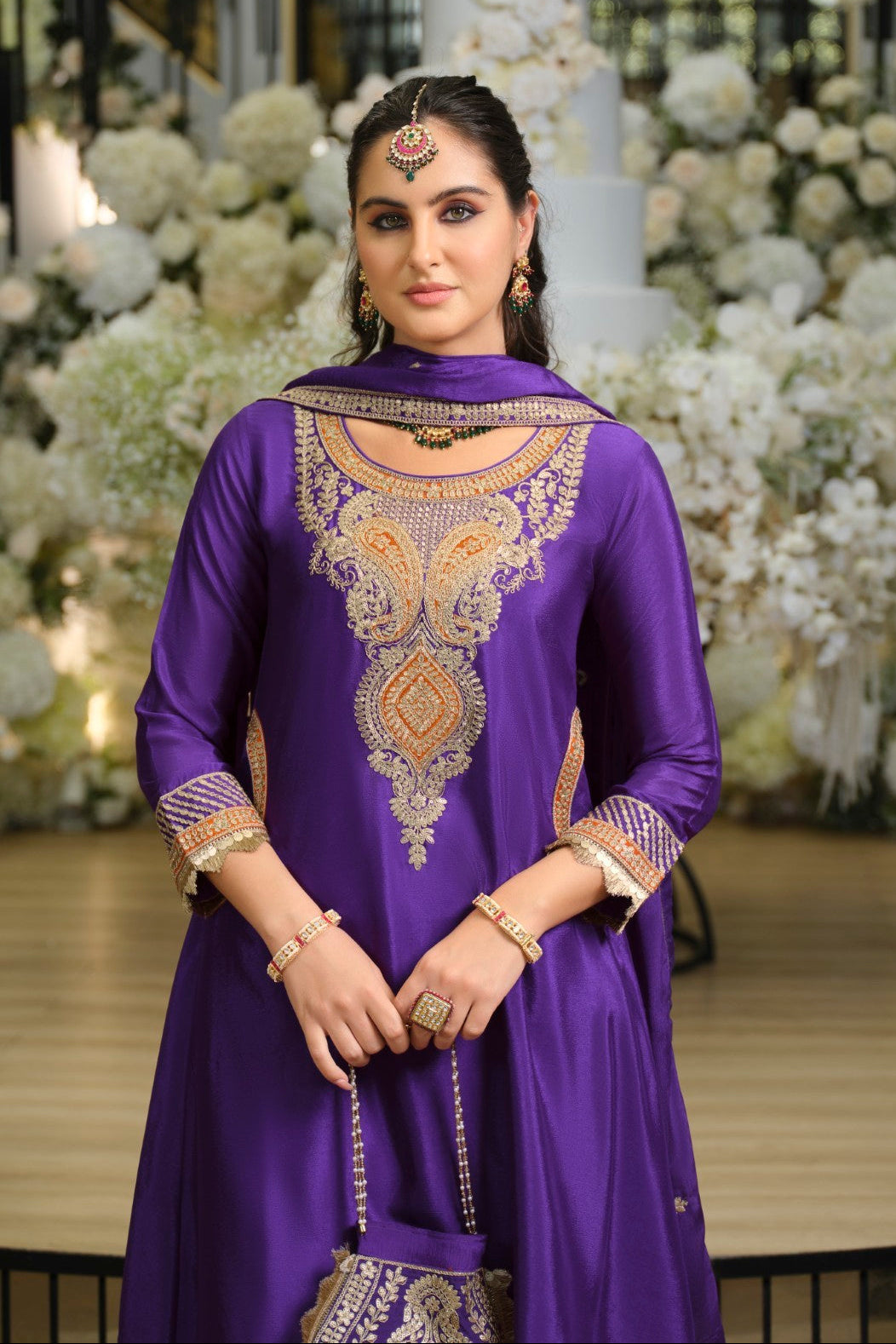 Areesa thistle full work heavy suit set