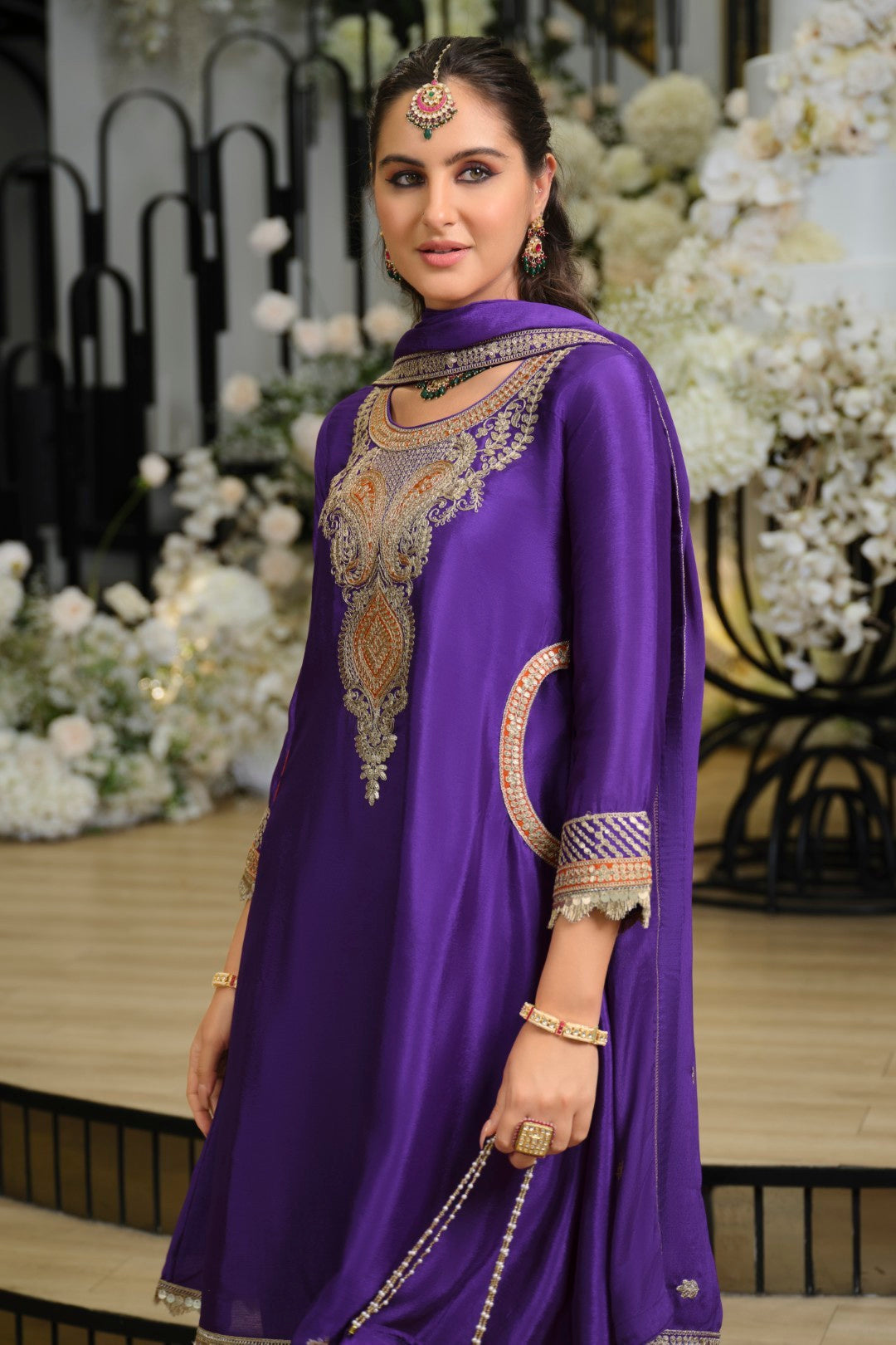 Areesa thistle full work heavy suit set