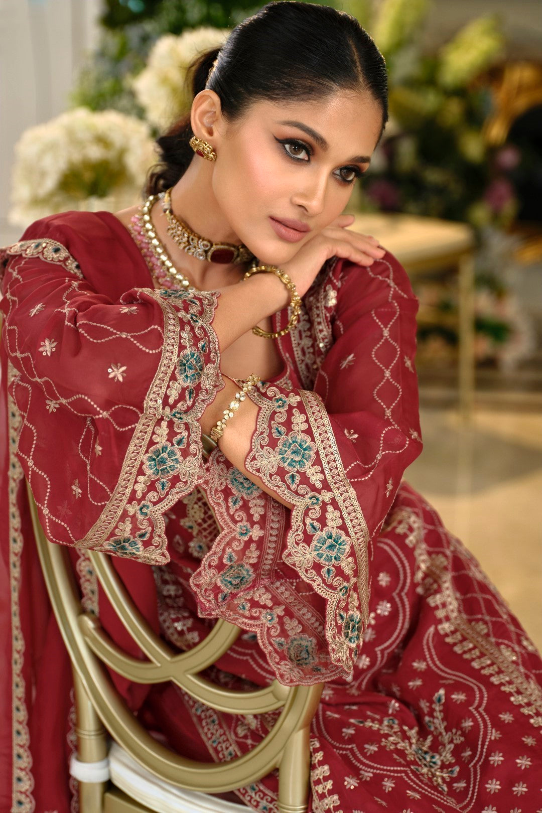 Itrake rose full work suit set