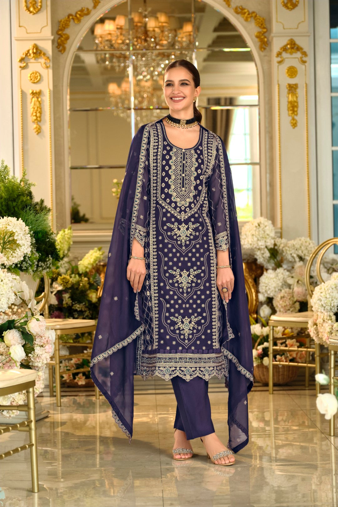 Itrake orchid full work suit set