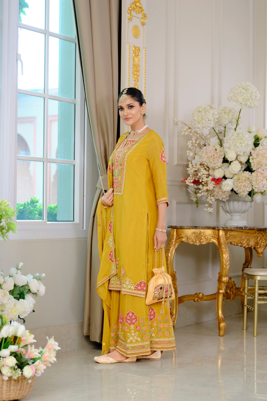 Suryamookhi amber Embroidery Gharara Suit Set