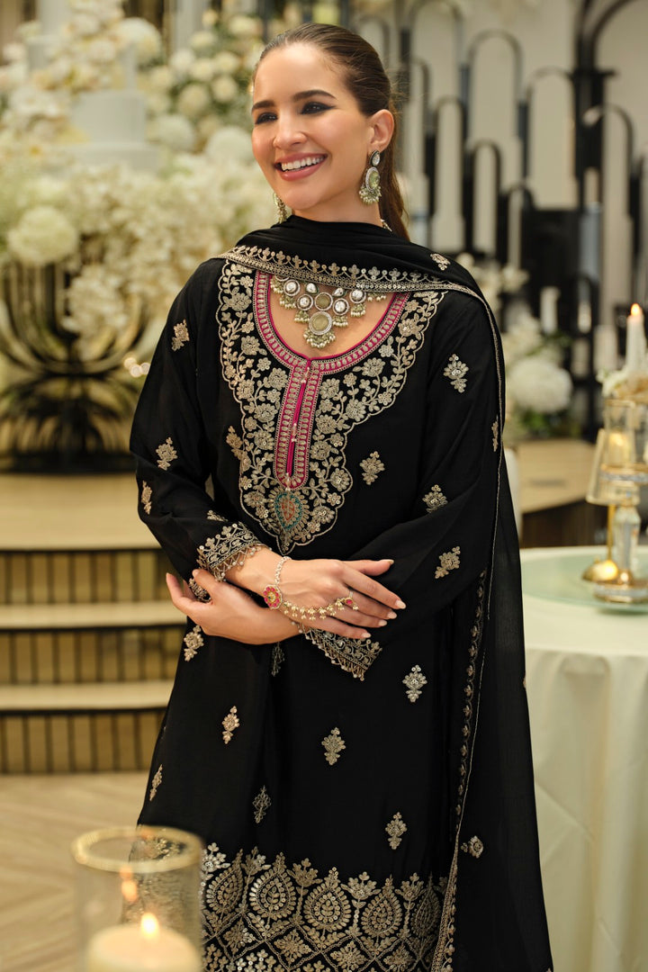 Areesa Jade Full Work Gharara Suit Set