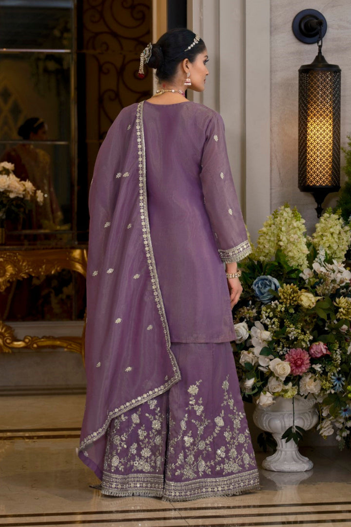 Somwar Orchid Full work Sharara set