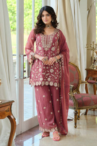 Adab Rouge Full Work Suit Set