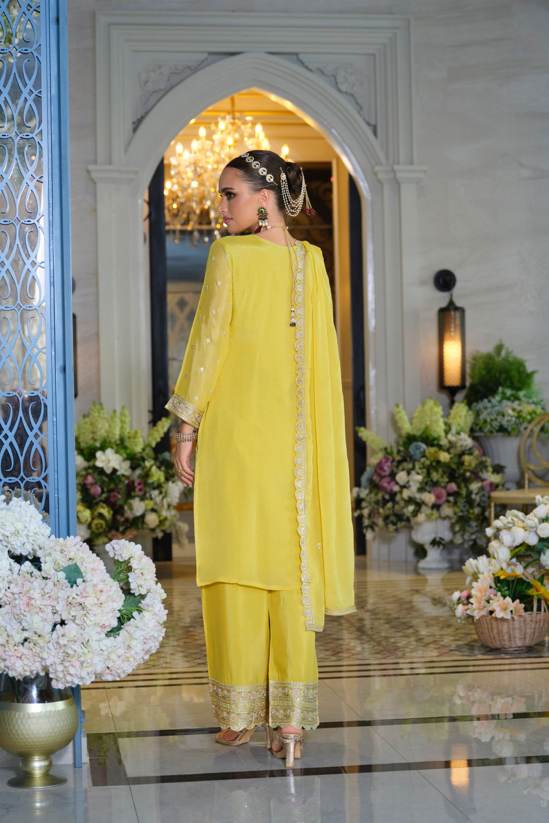 Farz Sunshine Full Work Heavy Suit Set