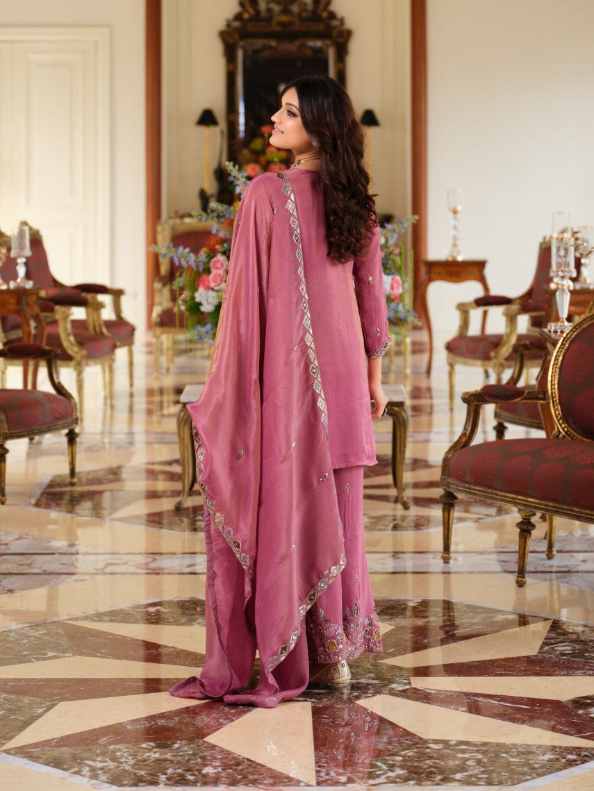 Areesa orchid full work suit set