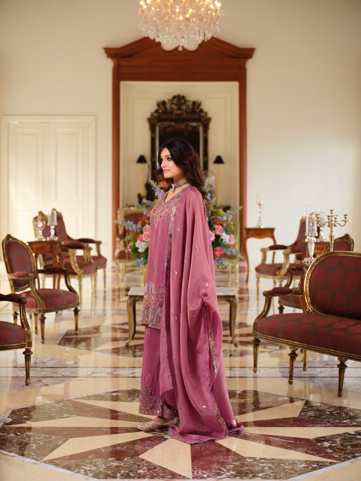 Areesa orchid full work suit set