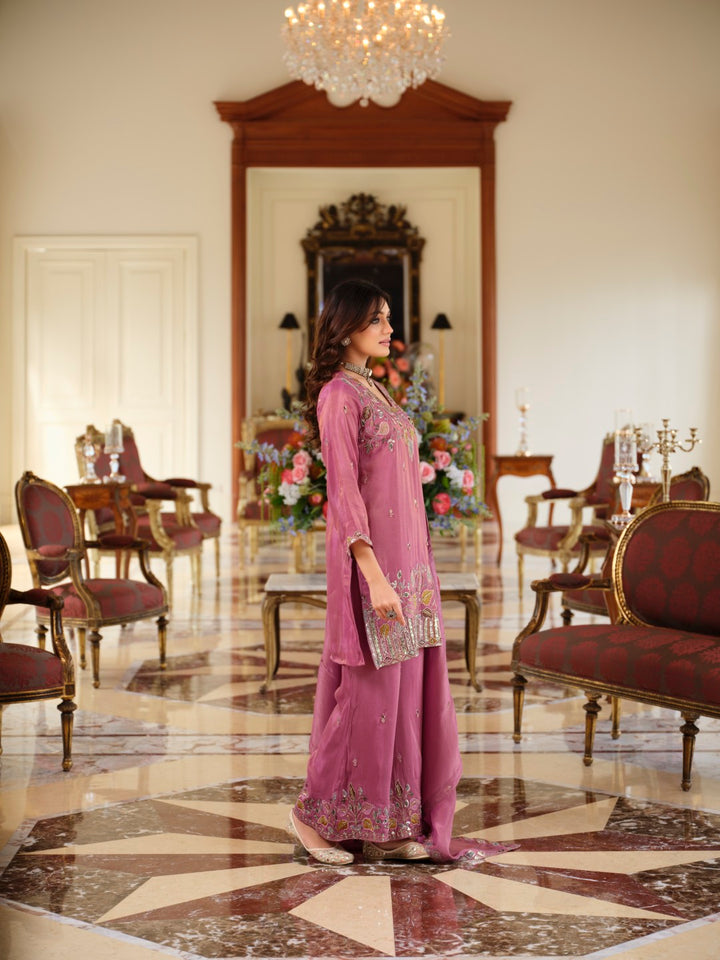 Areesa orchid full work suit set