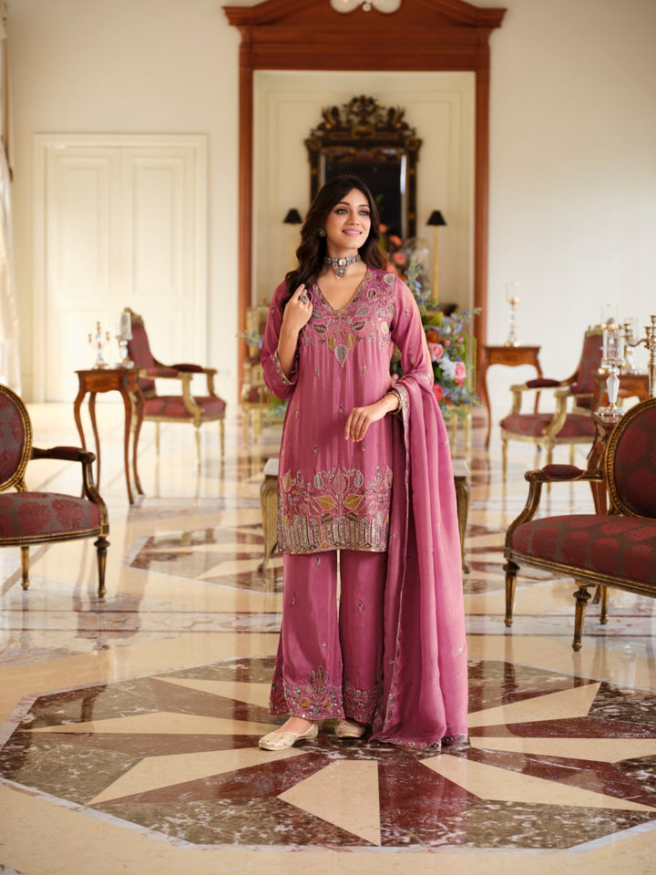 Areesa orchid full work suit set