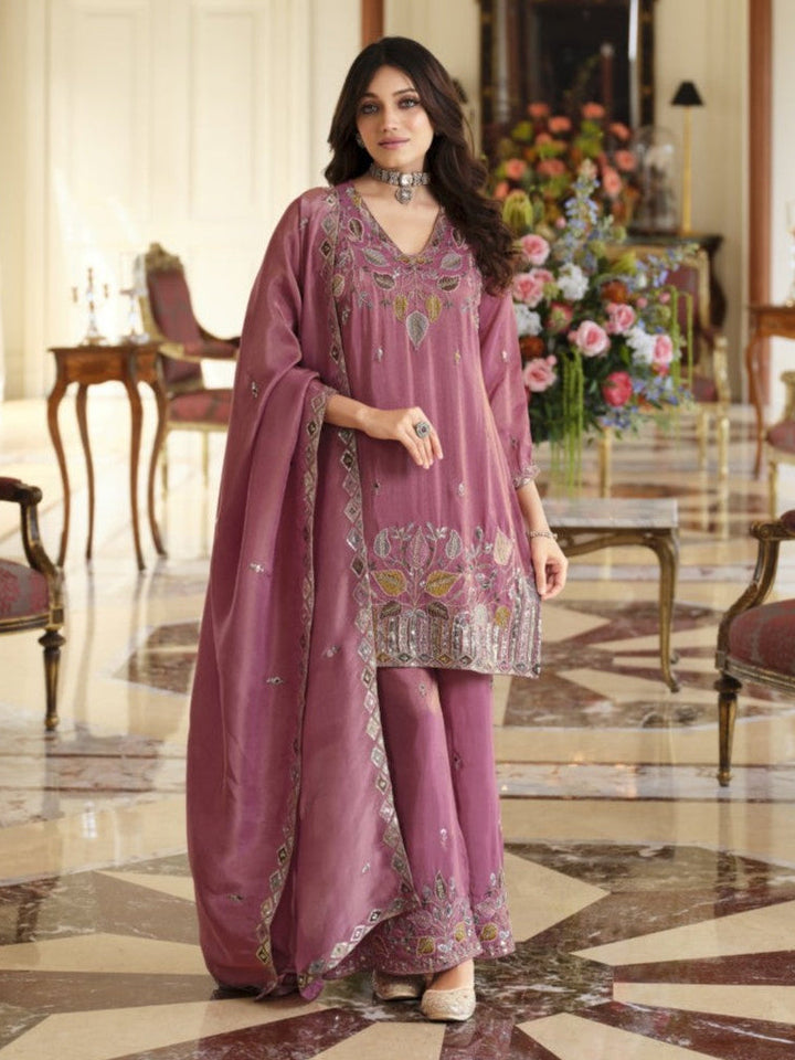 Areesa orchid full work suit set