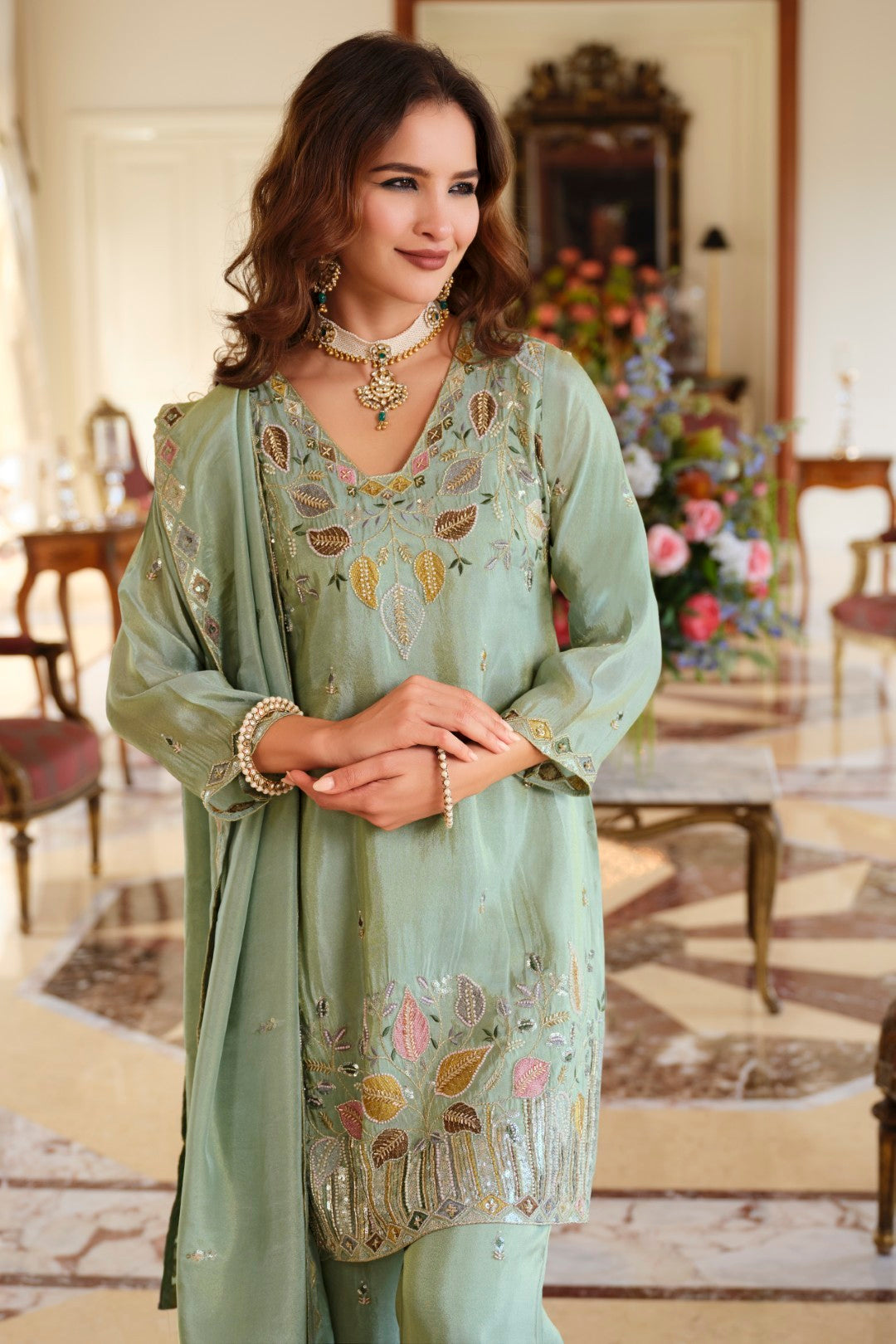 Areesa pista full work suit set