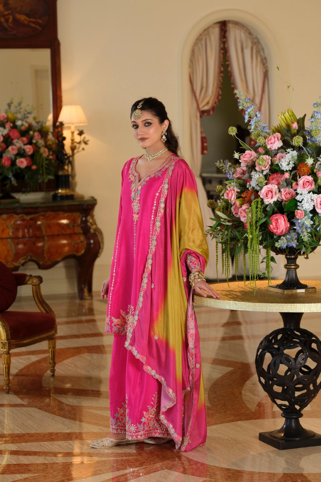 Areesa Rose Full Work Suit set