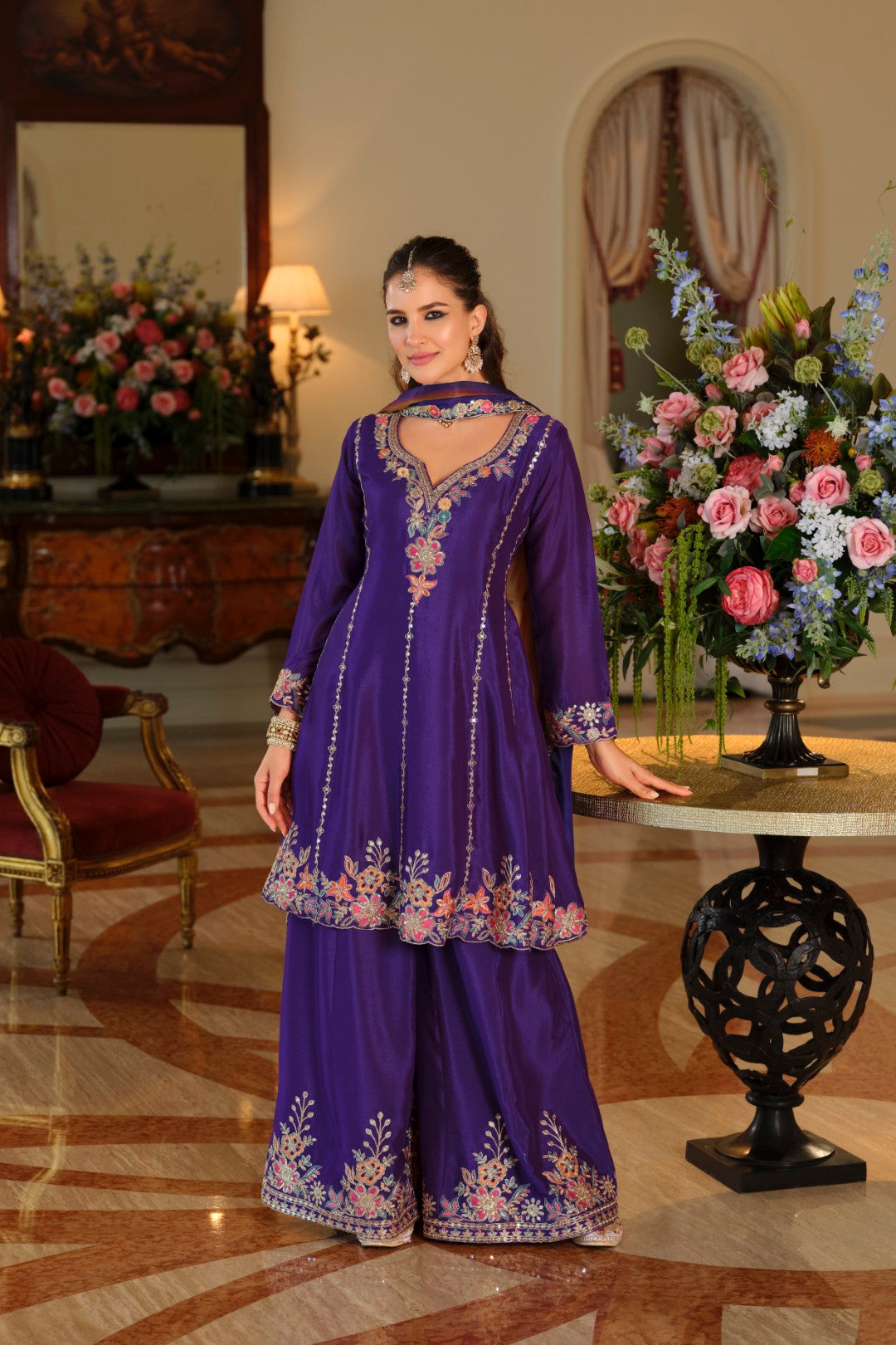 Areesa iris full work suit set