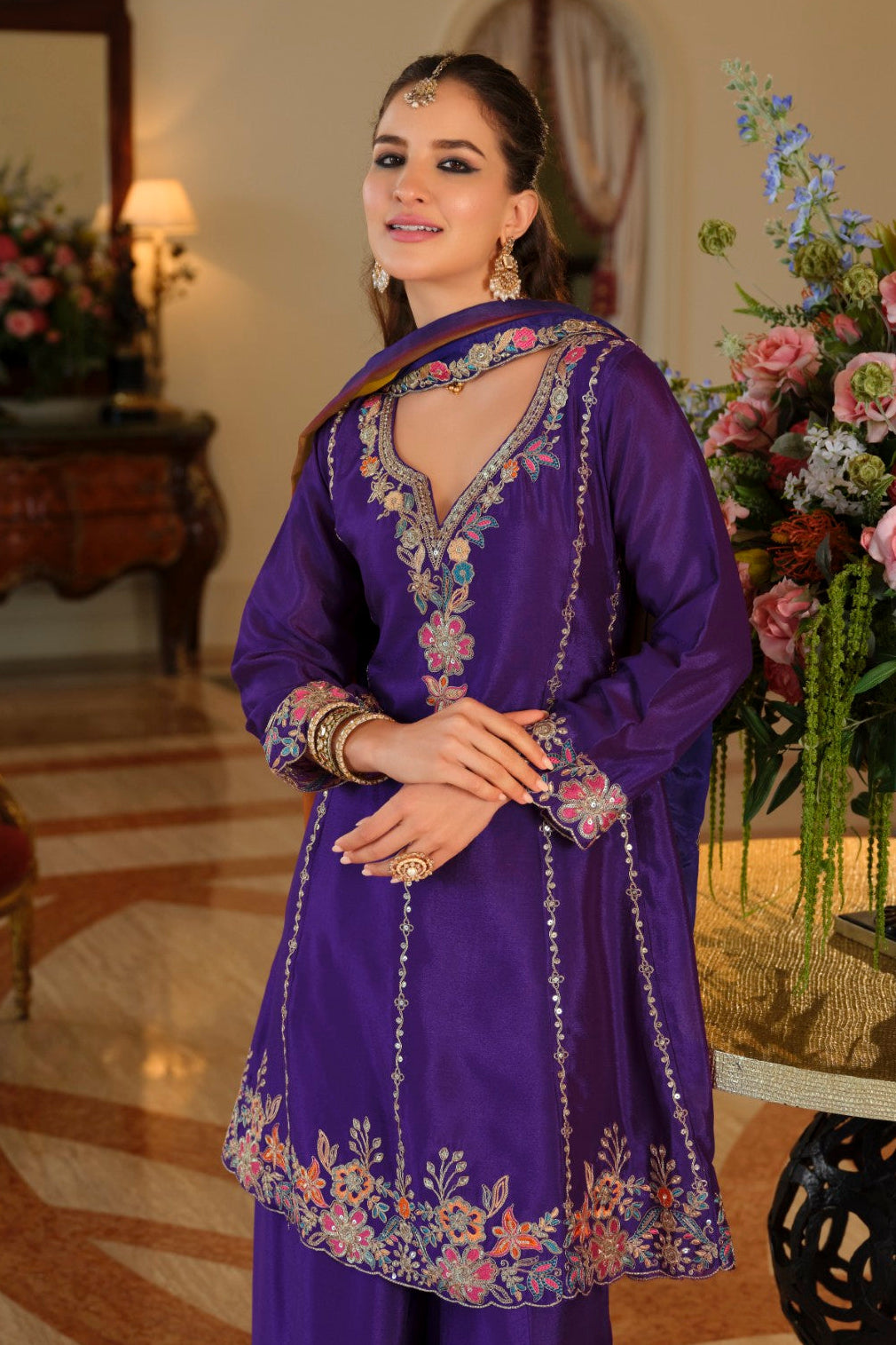 Areesa iris full work suit set