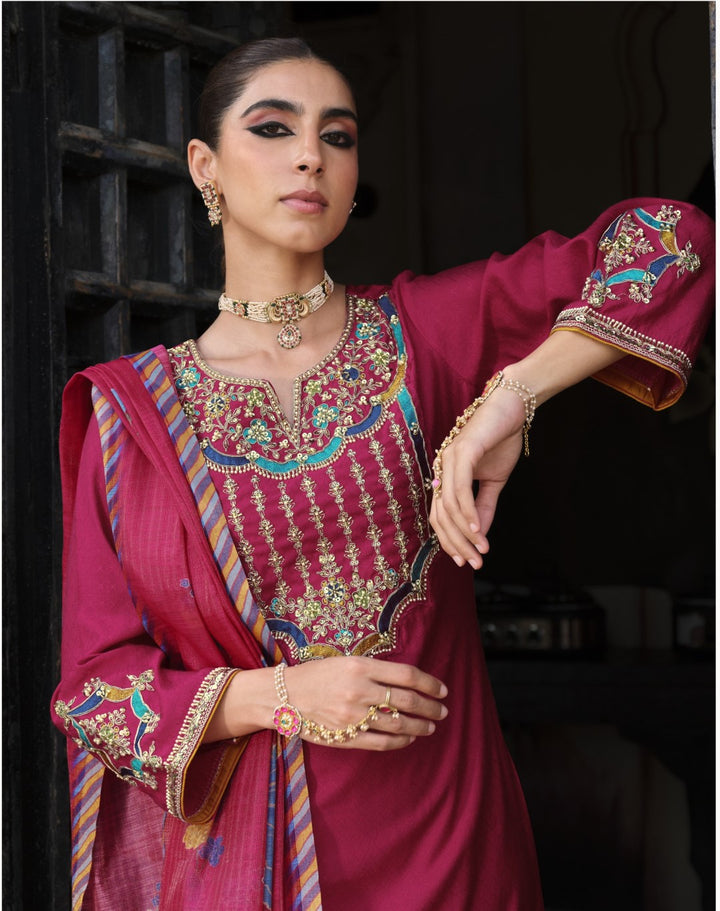 Karwat Crimson Full Work Suit Set