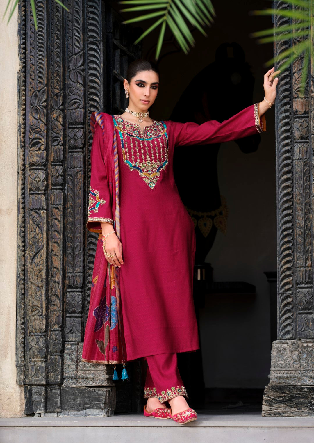 Karwat Crimson Full Work Suit Set