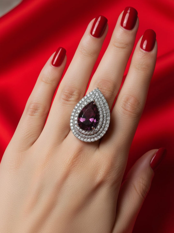 Antaara Drop Diamond Ring