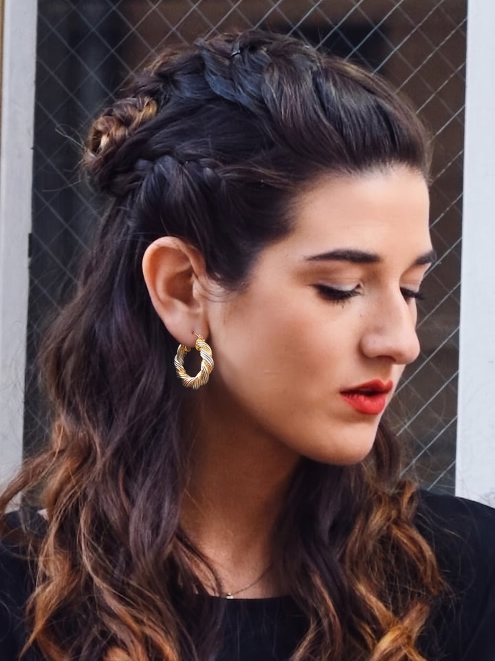 Monstera Twist Earrings