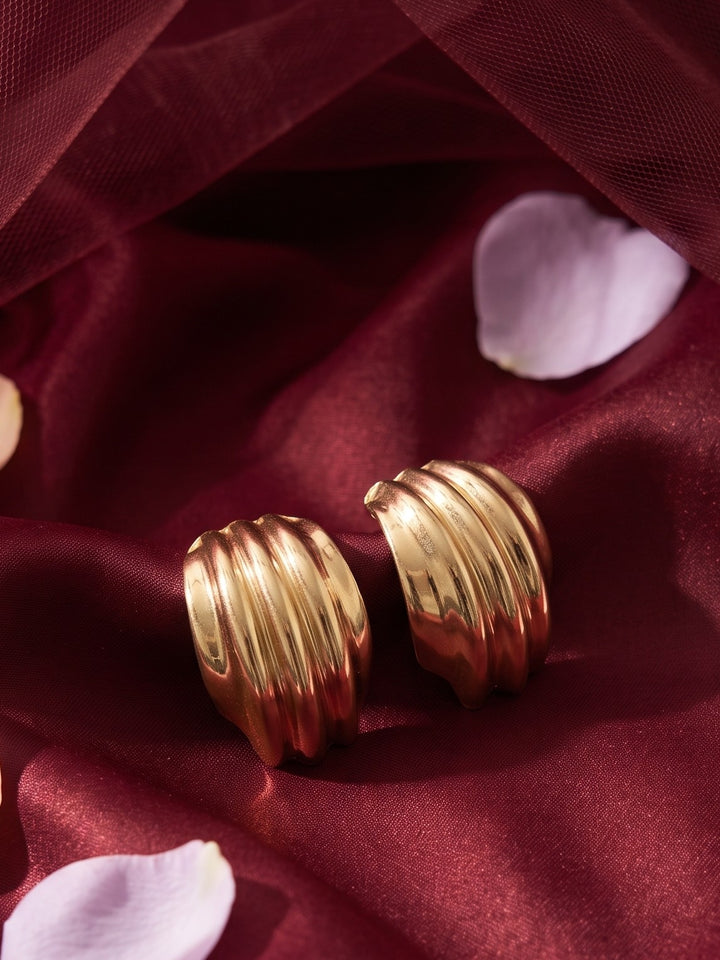 Monstera Wave Earrings