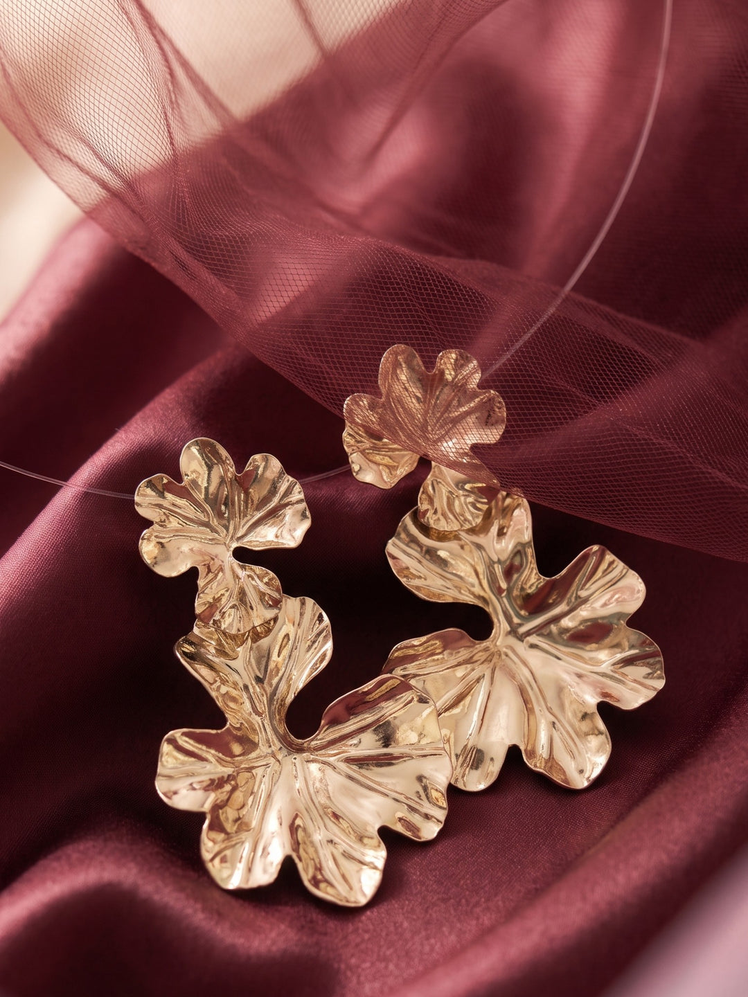 Monstera Sculpt Earrings