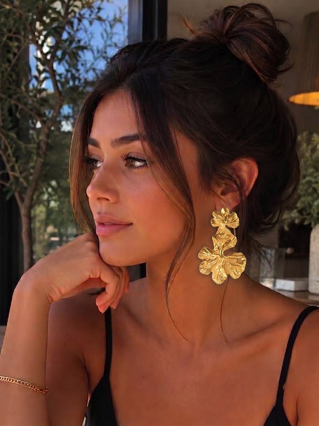 Monstera Sculpt Earrings
