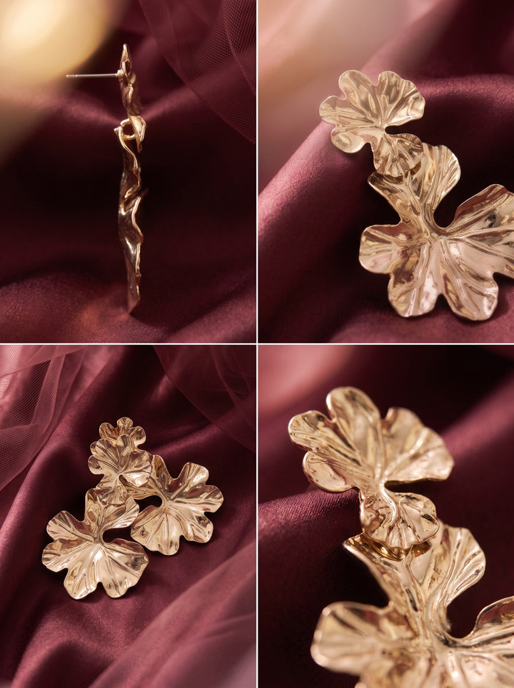 Monstera Sculpt Earrings