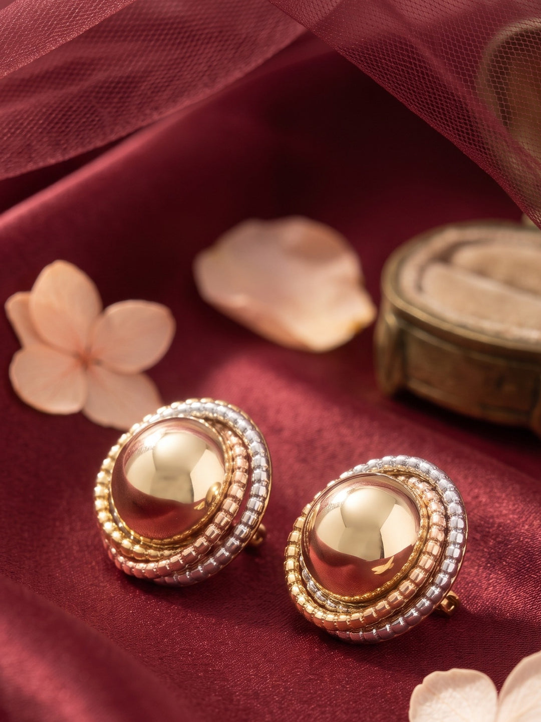 Monstera Dome Earrings