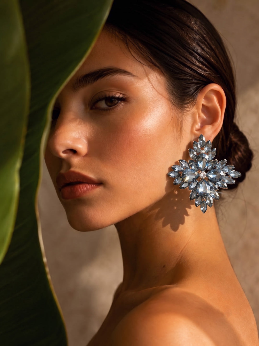 Monstera Petal Earrings