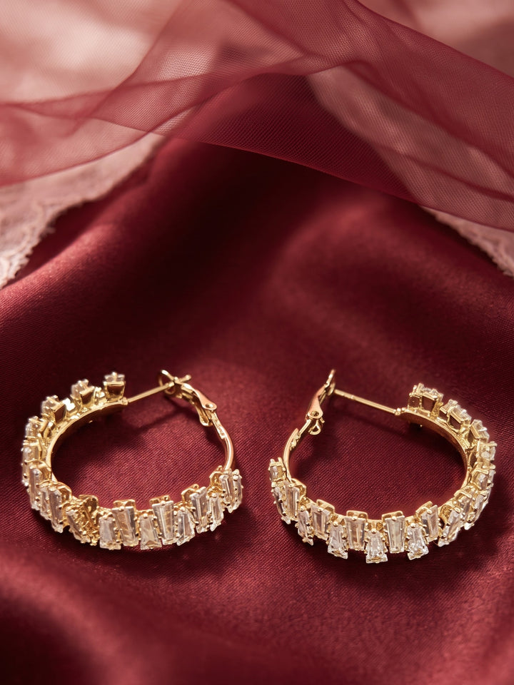 Monstera Baguette Earrings