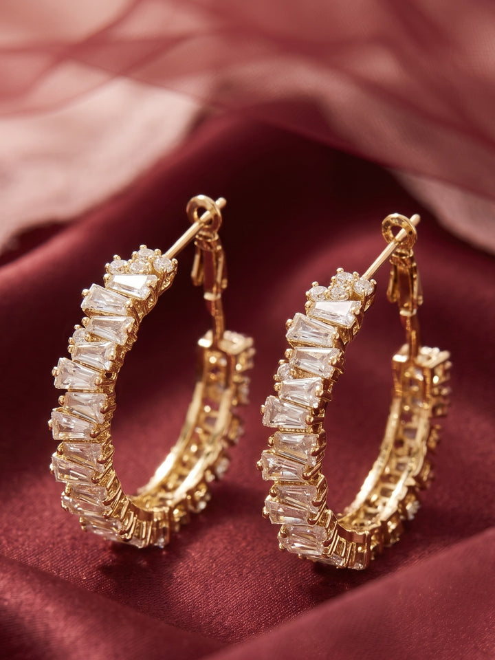 Monstera Baguette Earrings