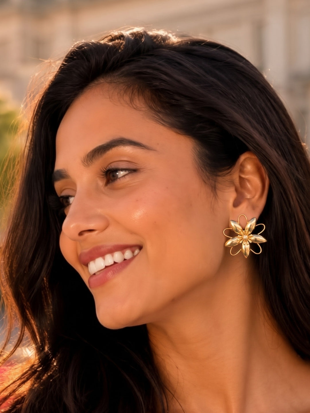 Monstera Fleur Earrings