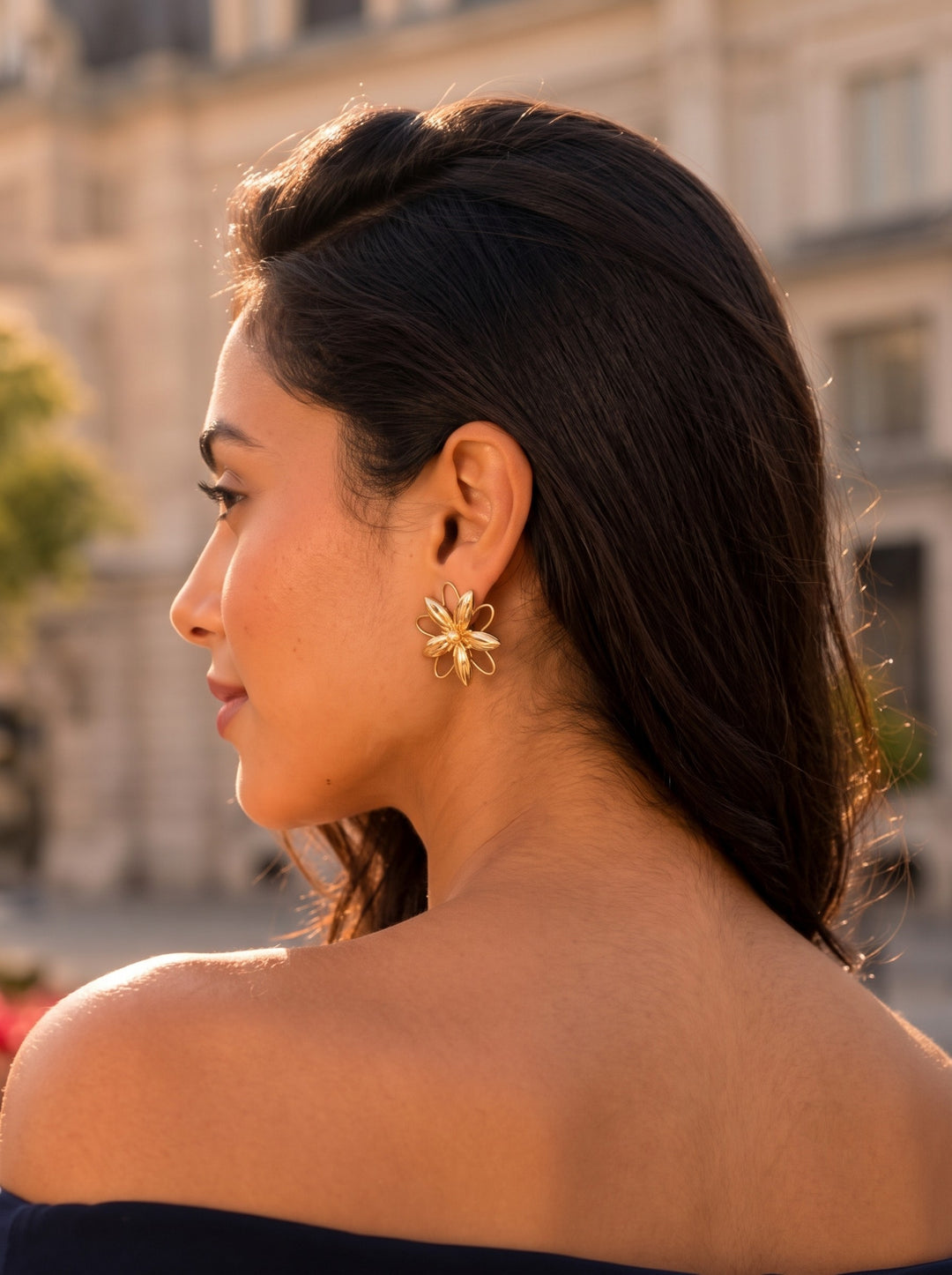 Monstera Fleur Earrings