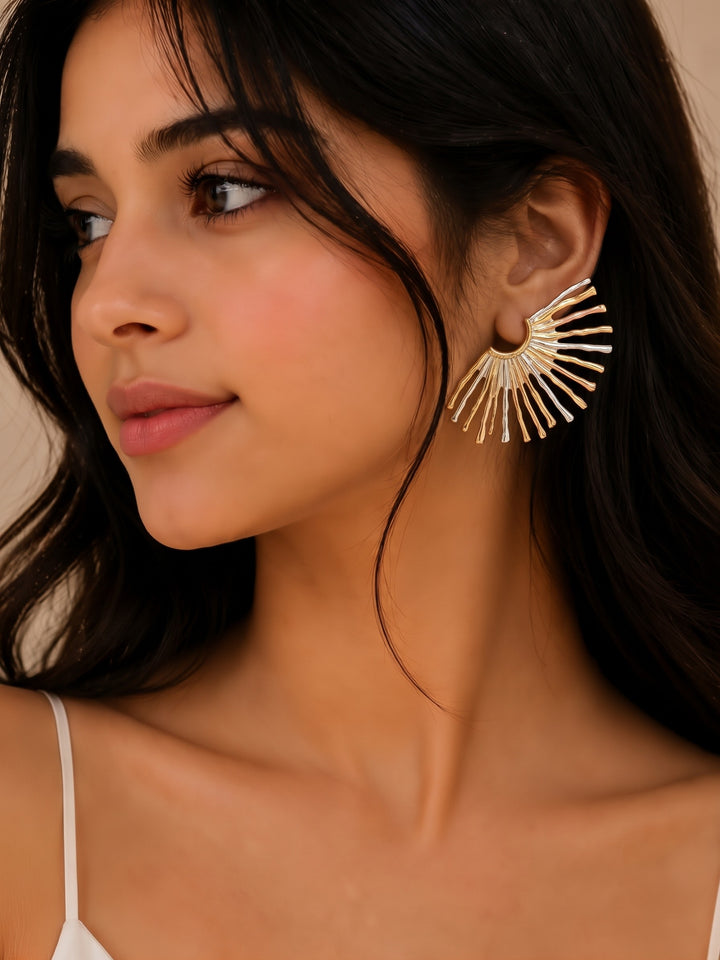 Monstera Sunbeam Earrings