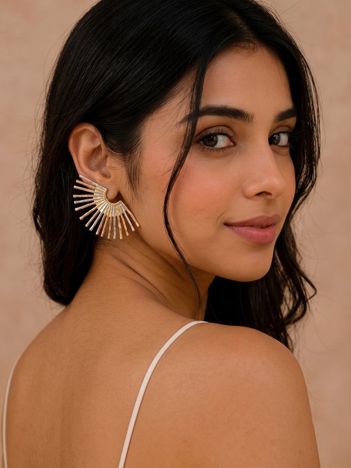 Monstera Sunbeam Earrings