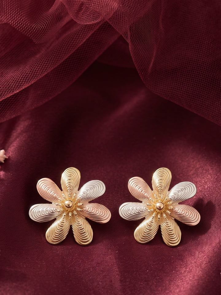 Monstera Trio Layered Earrings