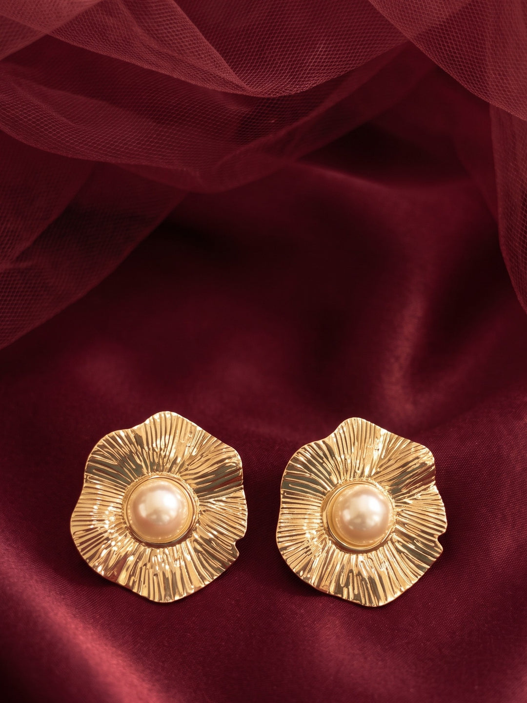 Monstera Sunburst Earrings