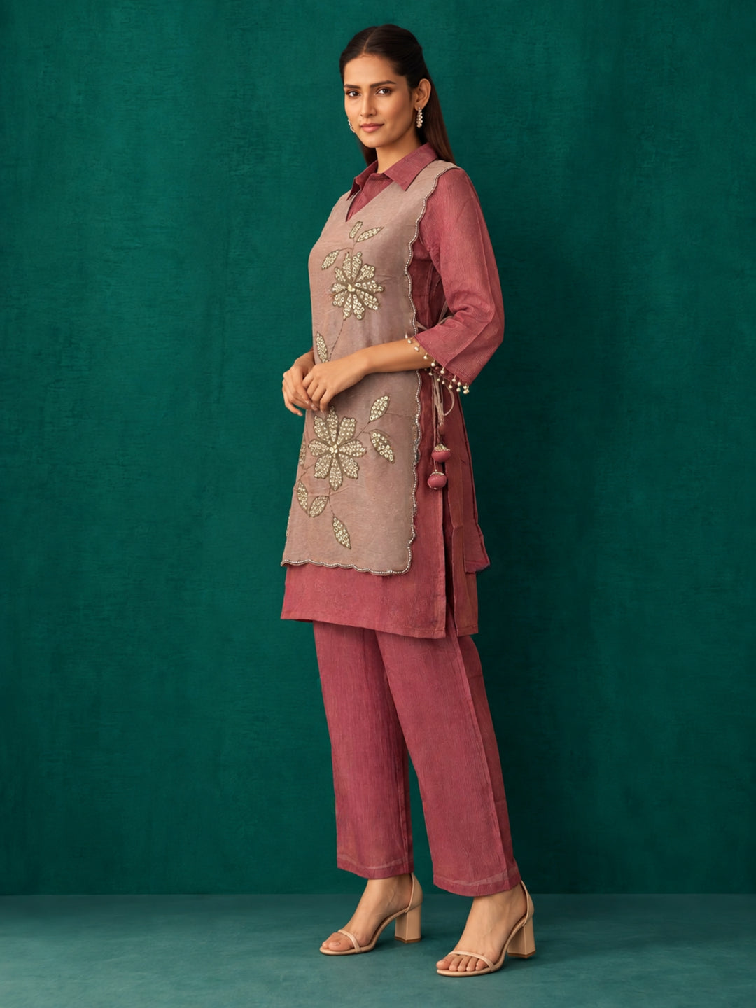 Elini Brink Full Work Bib Style Festive Co-Ord Set