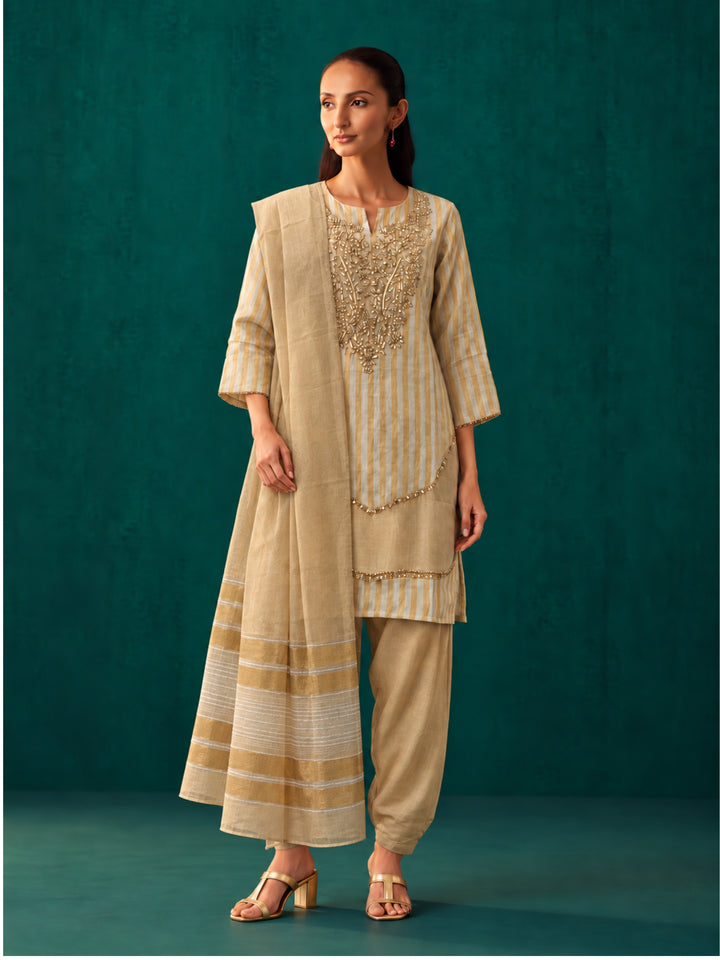 Elini Handwork Bib Style Festive Co-Ord Set