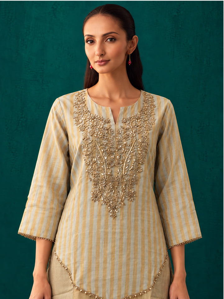 Elini Handwork Bib Style Festive Co-Ord Set