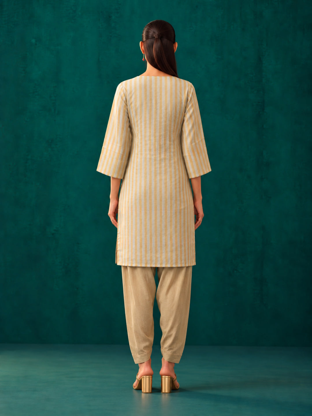 Elini Handwork Bib Style Festive Co-Ord Set