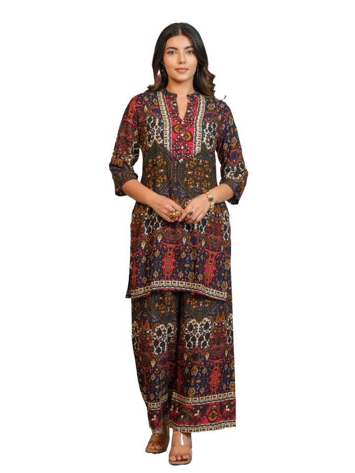 Tashvika Walnut Printed co-ord set