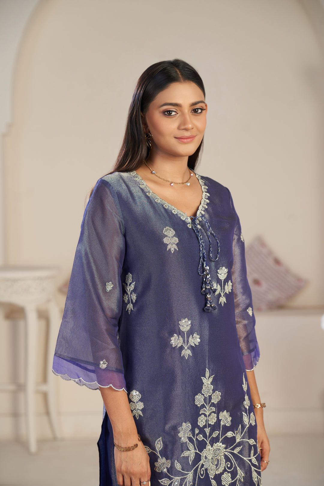 Anumeha thistle work co-ord set