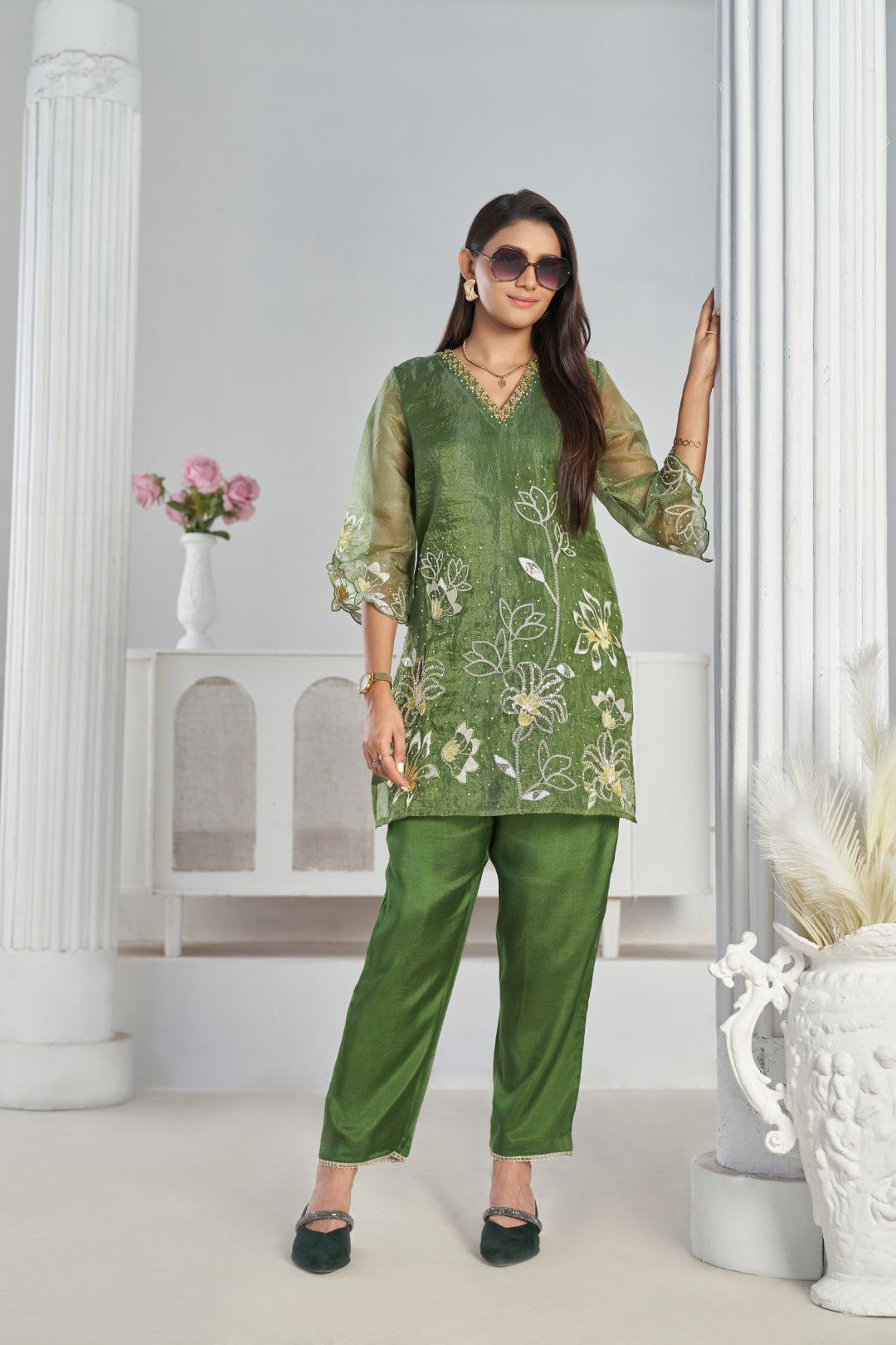 Anumeha Myrtle full work co-ord set