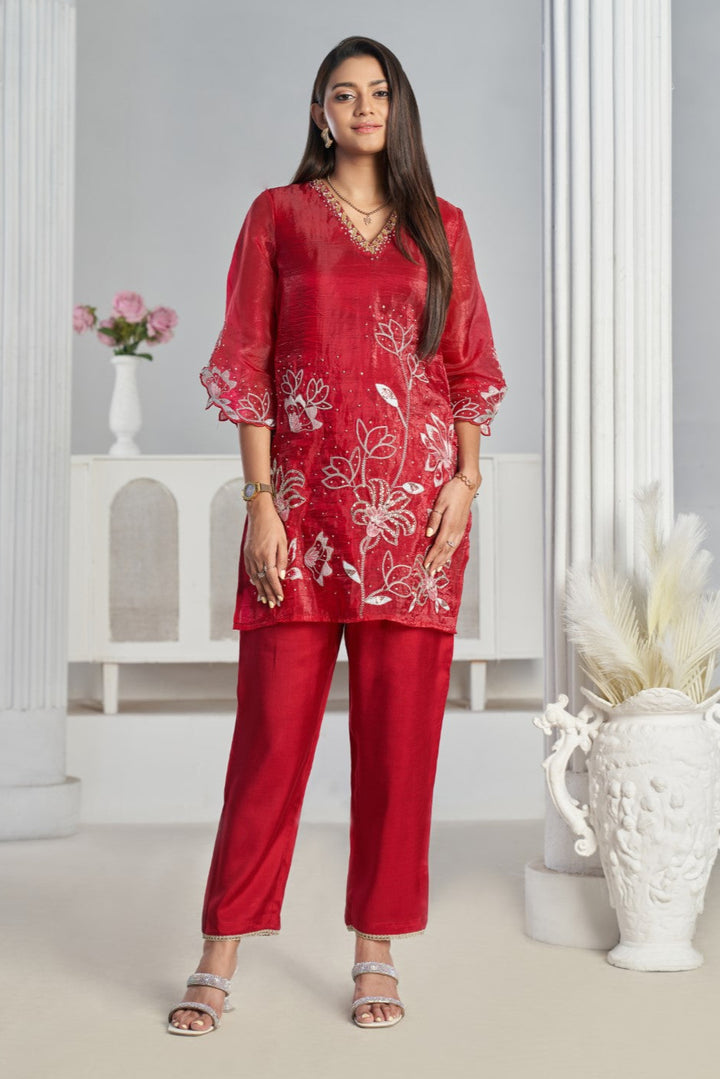 Anumeha vermi full work co-ord set