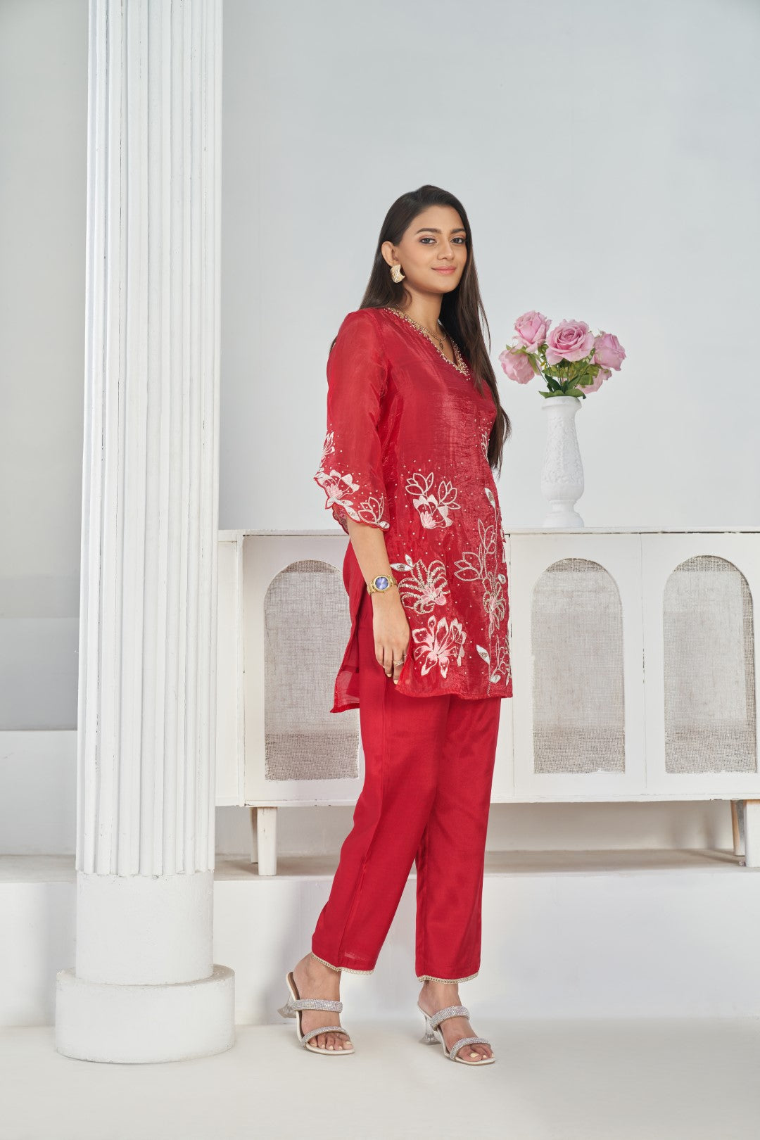 Anumeha vermi full work co-ord set