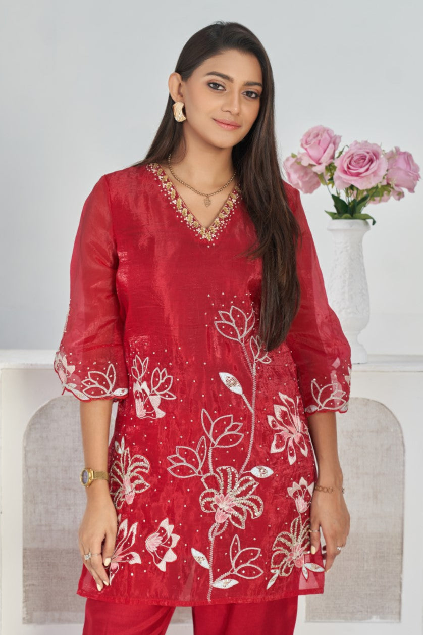 Anumeha vermi full work co-ord set