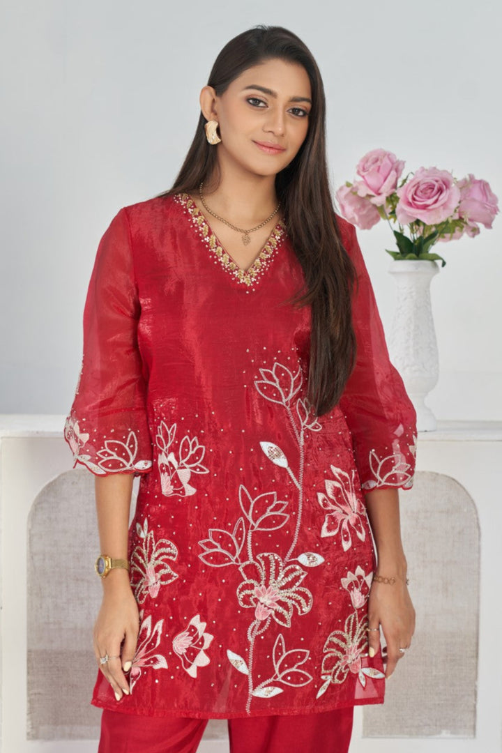 Anumeha vermi full work co-ord set