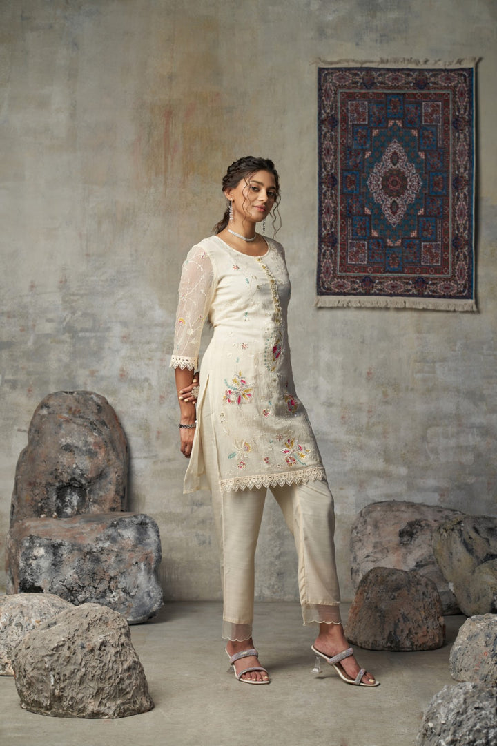 Anumeha daisy full work co-ord set